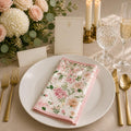 Stofserviet Hellé Rose 40x40 cm – Lyserøde Roser