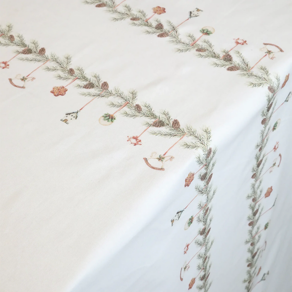 Chic Antique Aix Dug m. ranke - Længde 240 & Bredde 140 cm - Servietringen