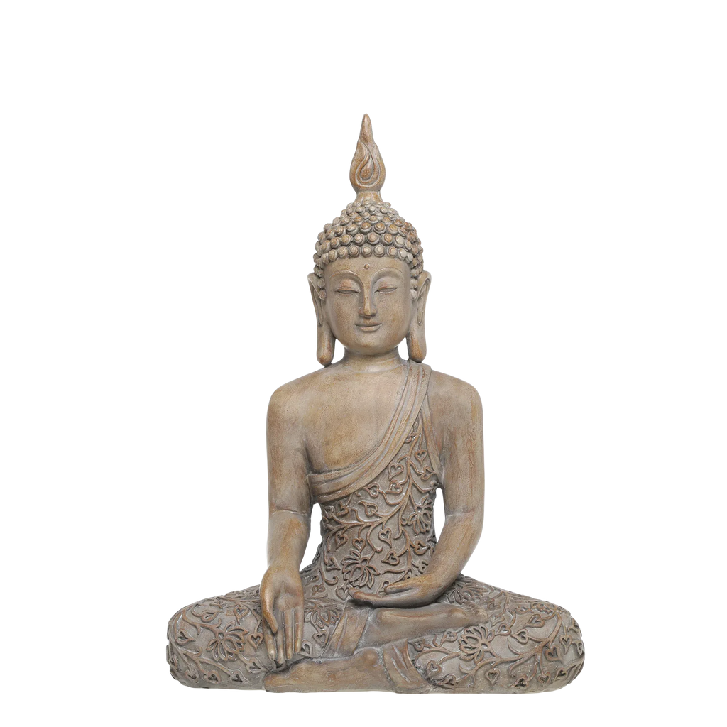 Chic Antique - Buddha siddende, H41/L30/B16 cm latte - Servietringen