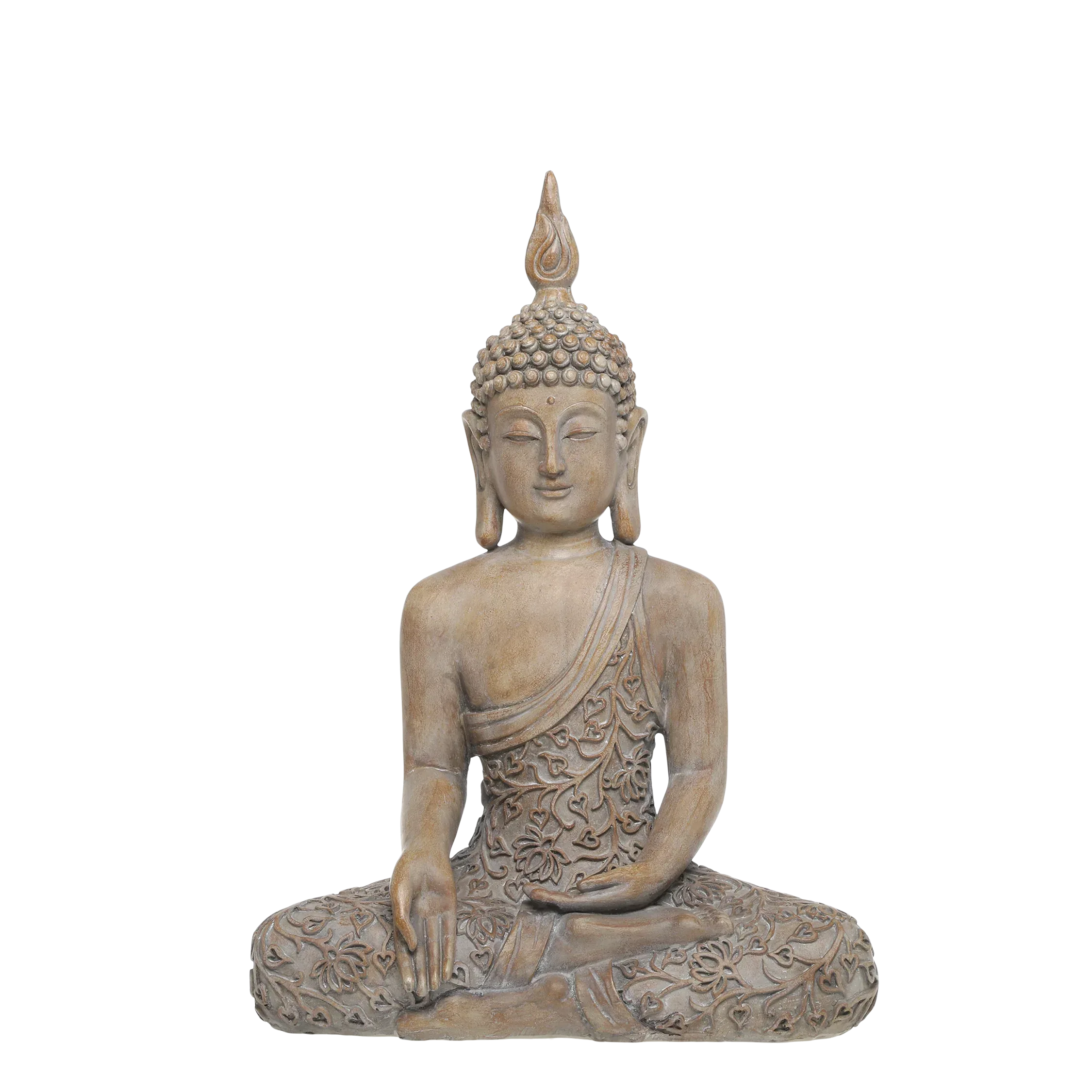 Chic Antique - Buddha siddende, H41/L30/B16 cm latte - Servietringen