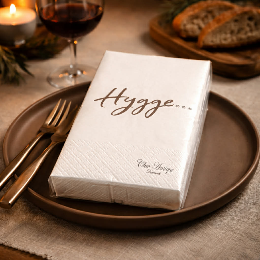 Serviet m. Hygge Mocca - Servietringen