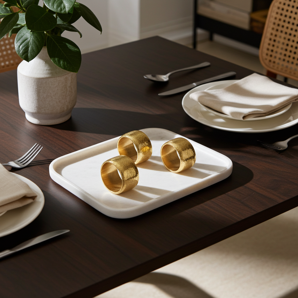 Servietring Aurora guld - Servietringen