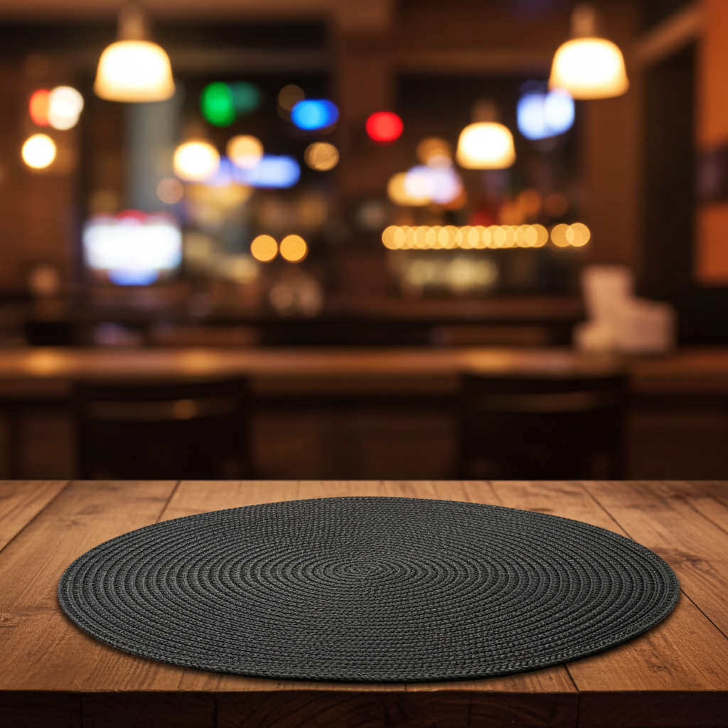 Dækkeserviet Midnight – rolig, naturlig elegance til bordet - Servietringen