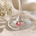 Belinda Musling Pink – Charm til vinglas