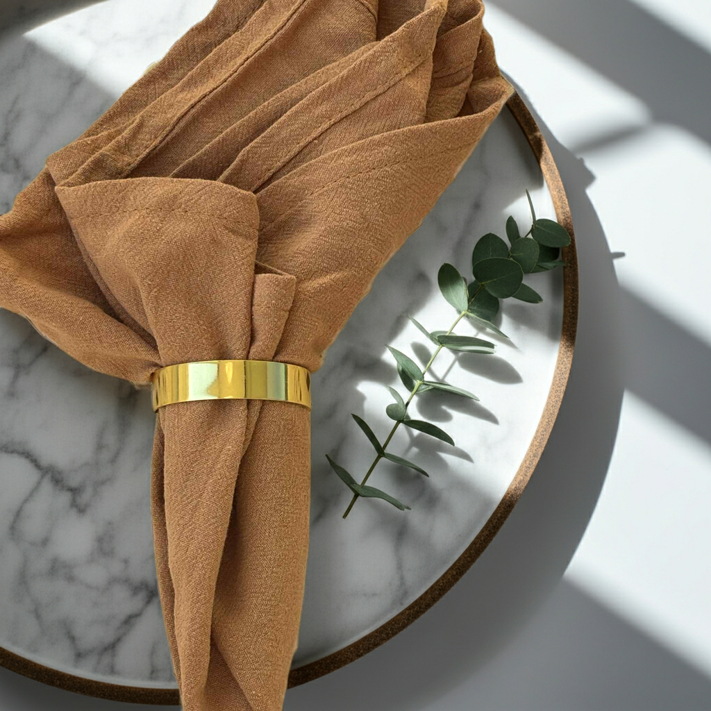 Servietring Eternity Guld - Servietringen