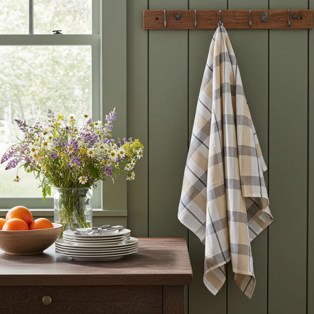 Viskestykke på tilbud - Tag 5 betal for 4 - Dugfrisk 70x50 i ren bomuld - Servietringen