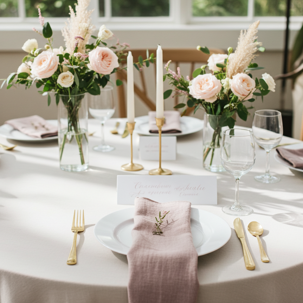 Natura Iin Sandfarvet Stofserviet i hør – 40x40 cm - Servietringen