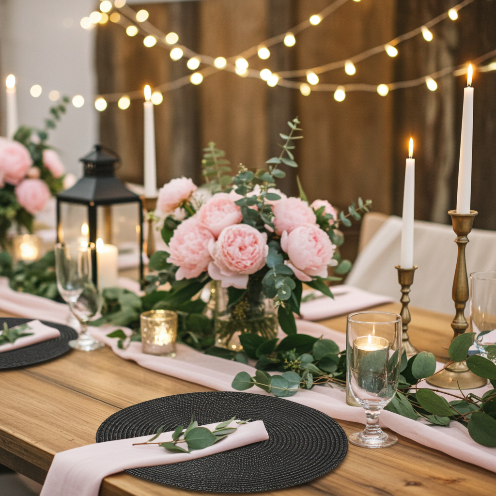 Dækkeserviet Midnight – rolig, naturlig elegance til bordet - Servietringen