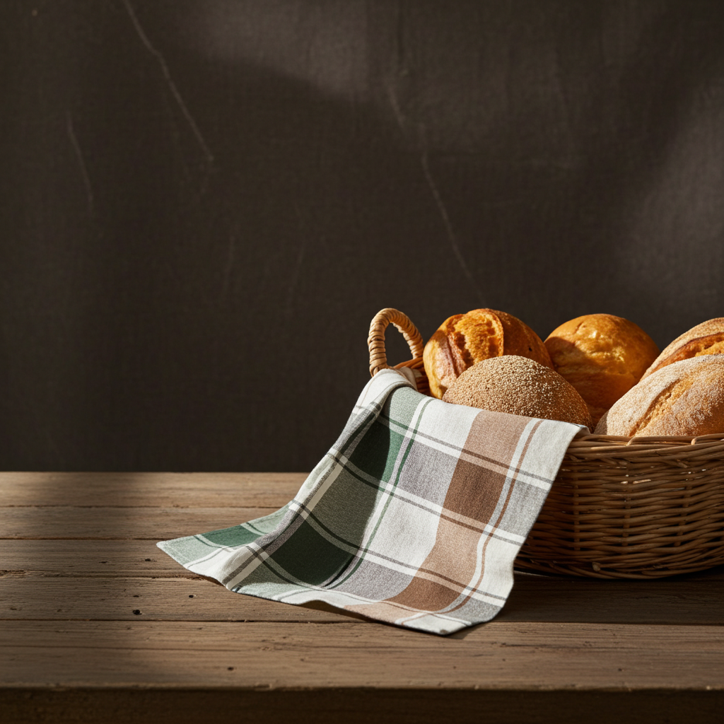 Viskestykke Skovdyb 70x50 i ren bomuld - Servietringen