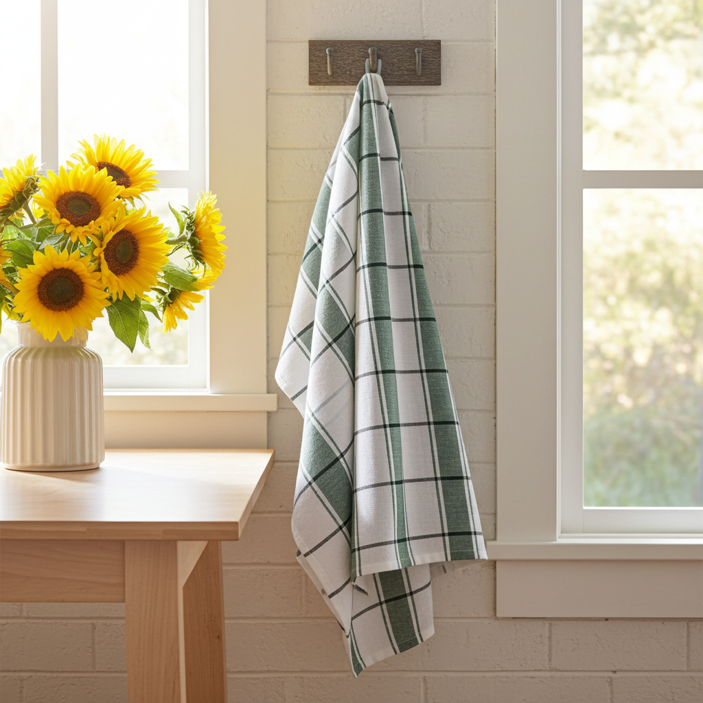 Viskestykke Forår 70x50 i ren bomuld - Servietringen