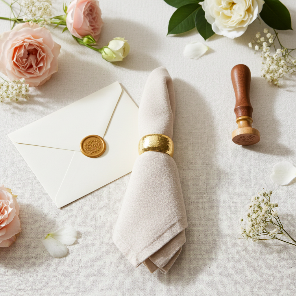 Servietring Aurora guld - Servietringen