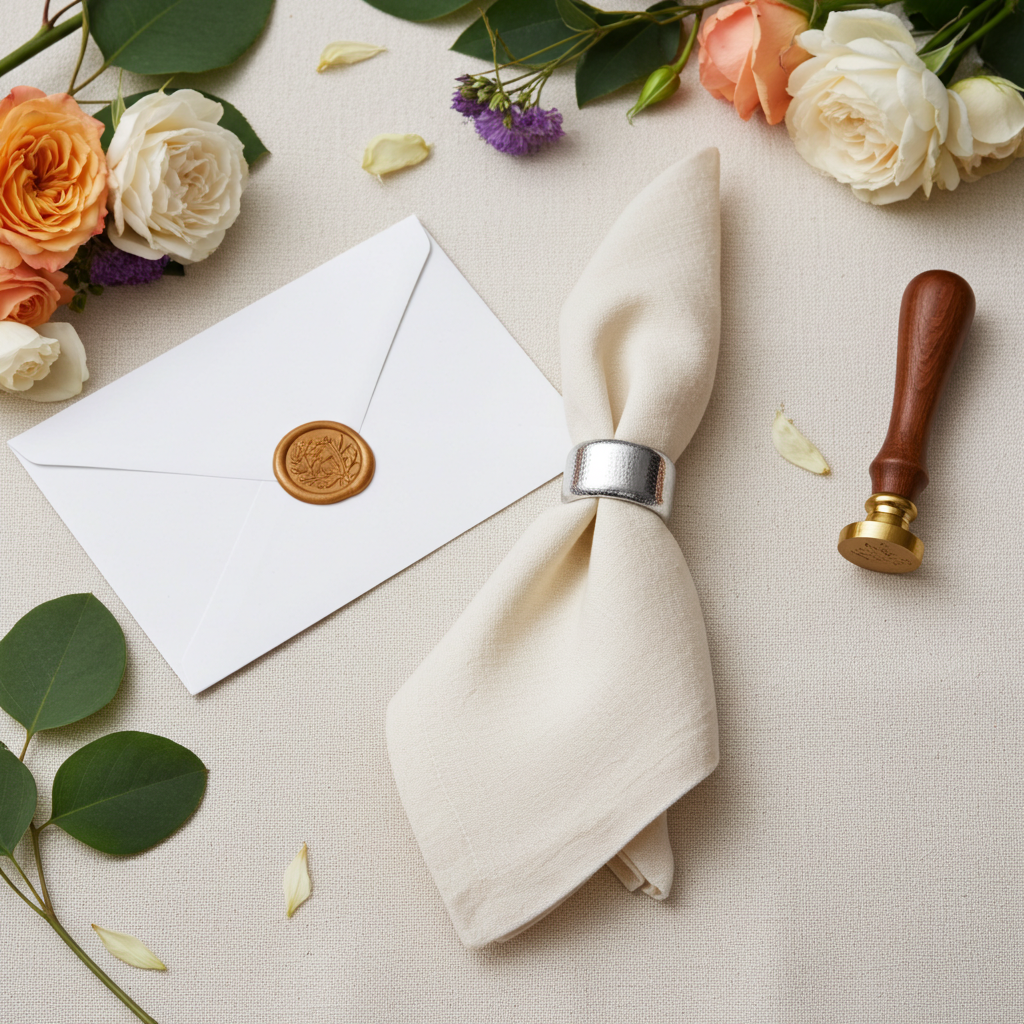 Servietring Aurora sølv - Servietringen