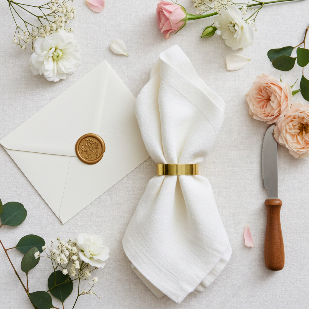 Servietring Eternity Guld - Servietringen