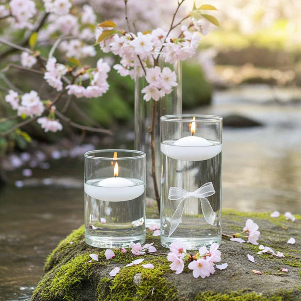 Cylindervase 25 cm i glas Ø8,5 - FORUDBESTILLING er på lager i starten af April - Servietringen