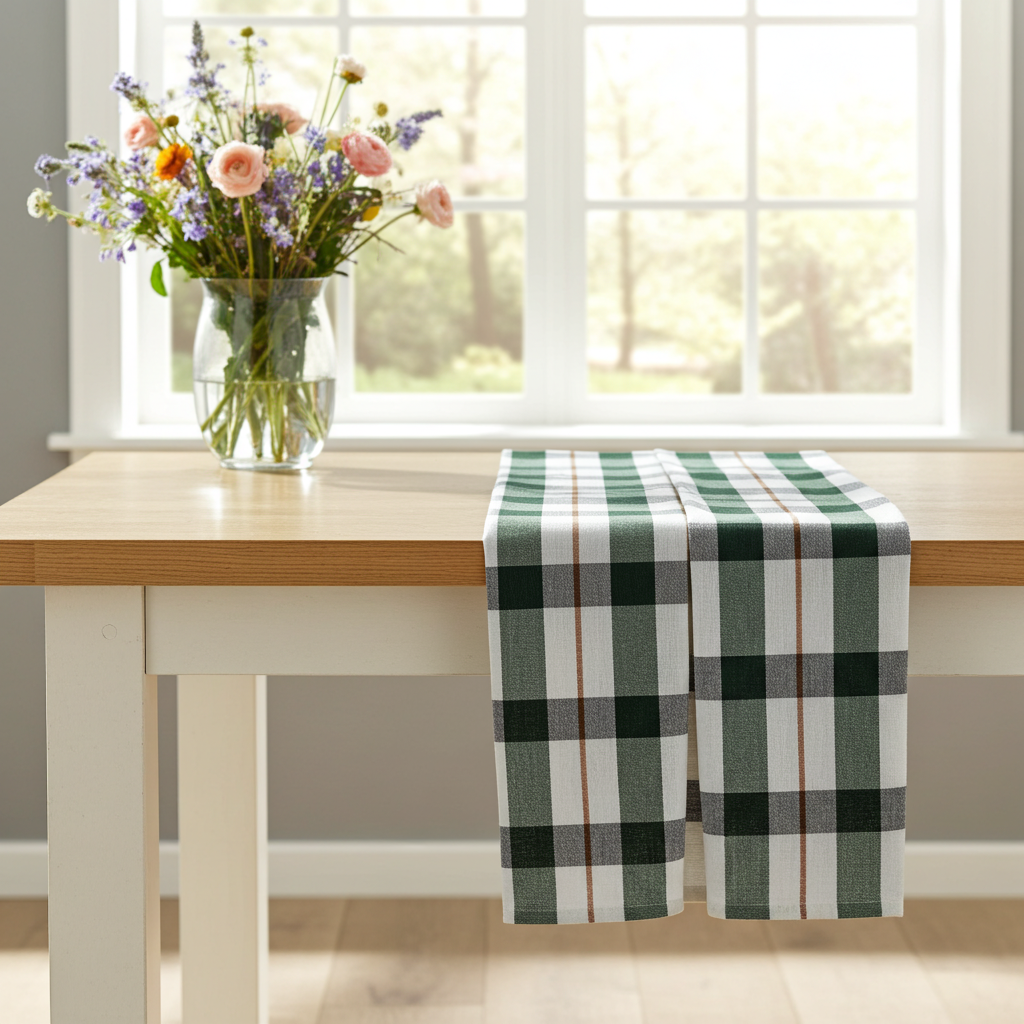 Viskestykke på tilbud - Tag 5 betal for 4 - Efterår 70x50 i ren bomuld - Servietringen