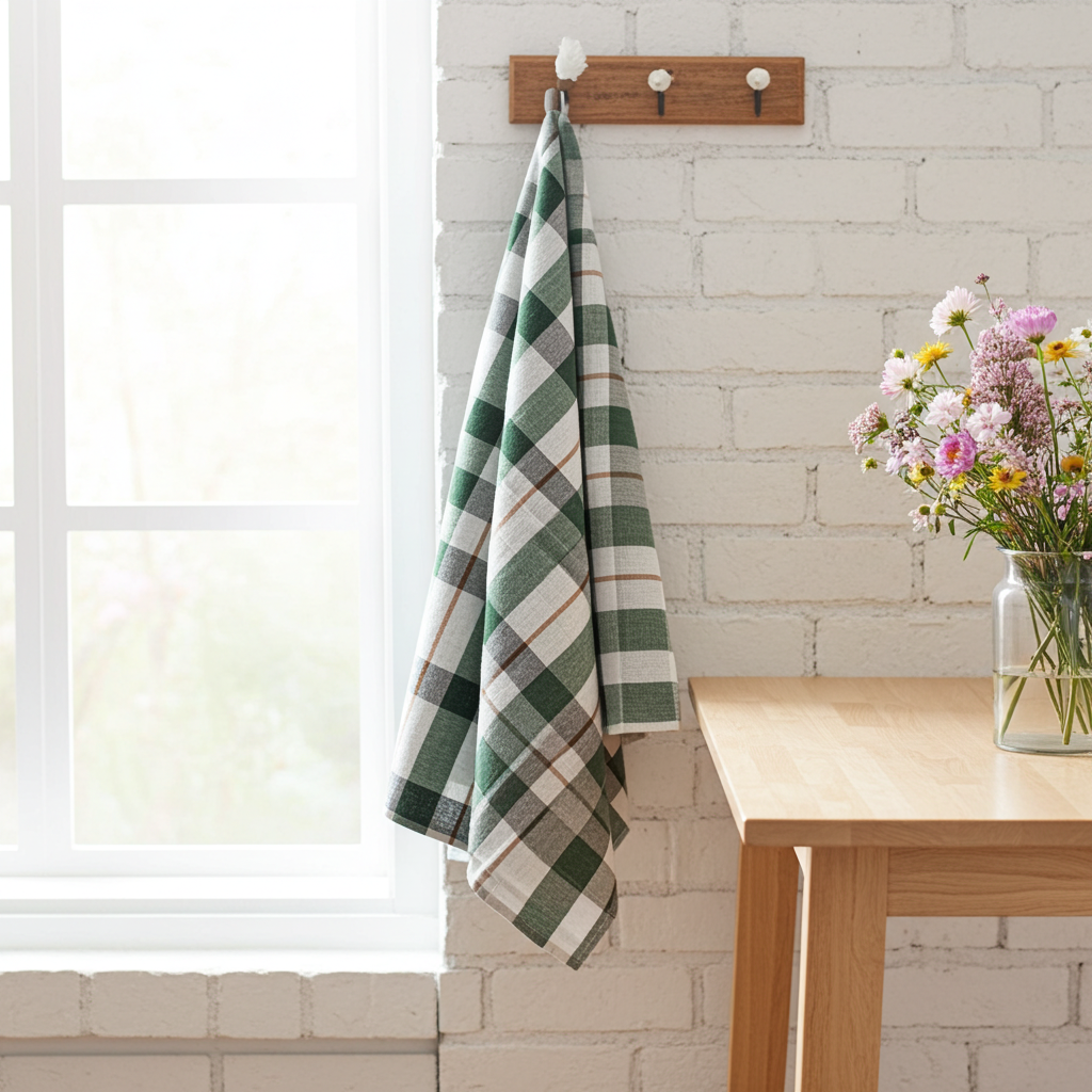 Viskestykke Efterår 70x50 i ren bomuld - Servietringen