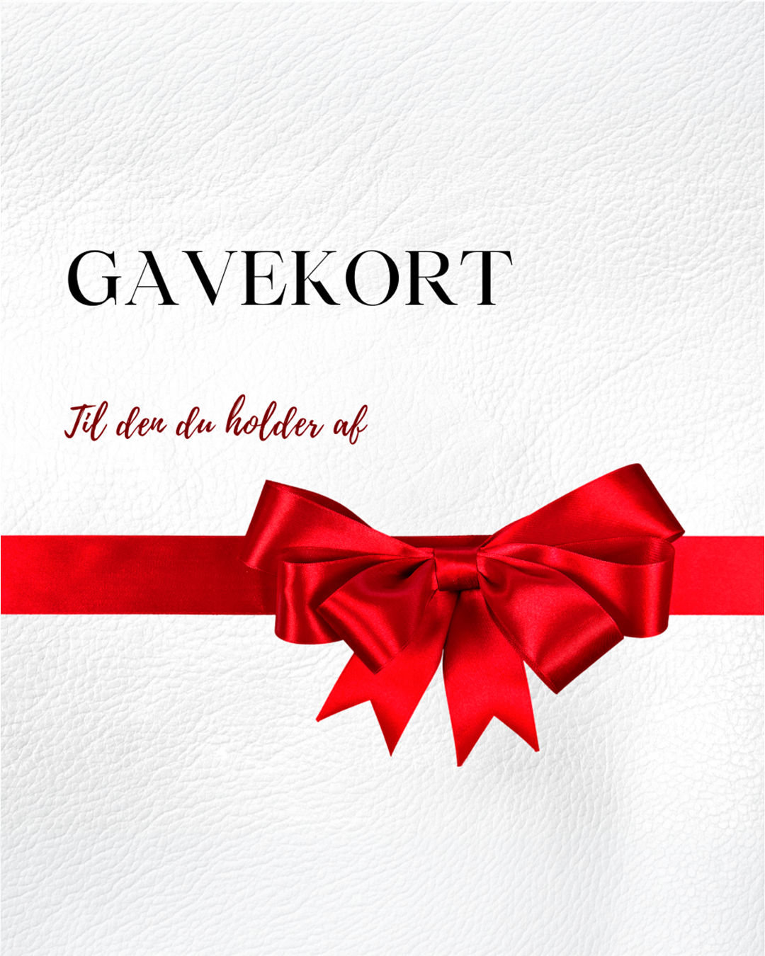 Gavekort - Servietringen